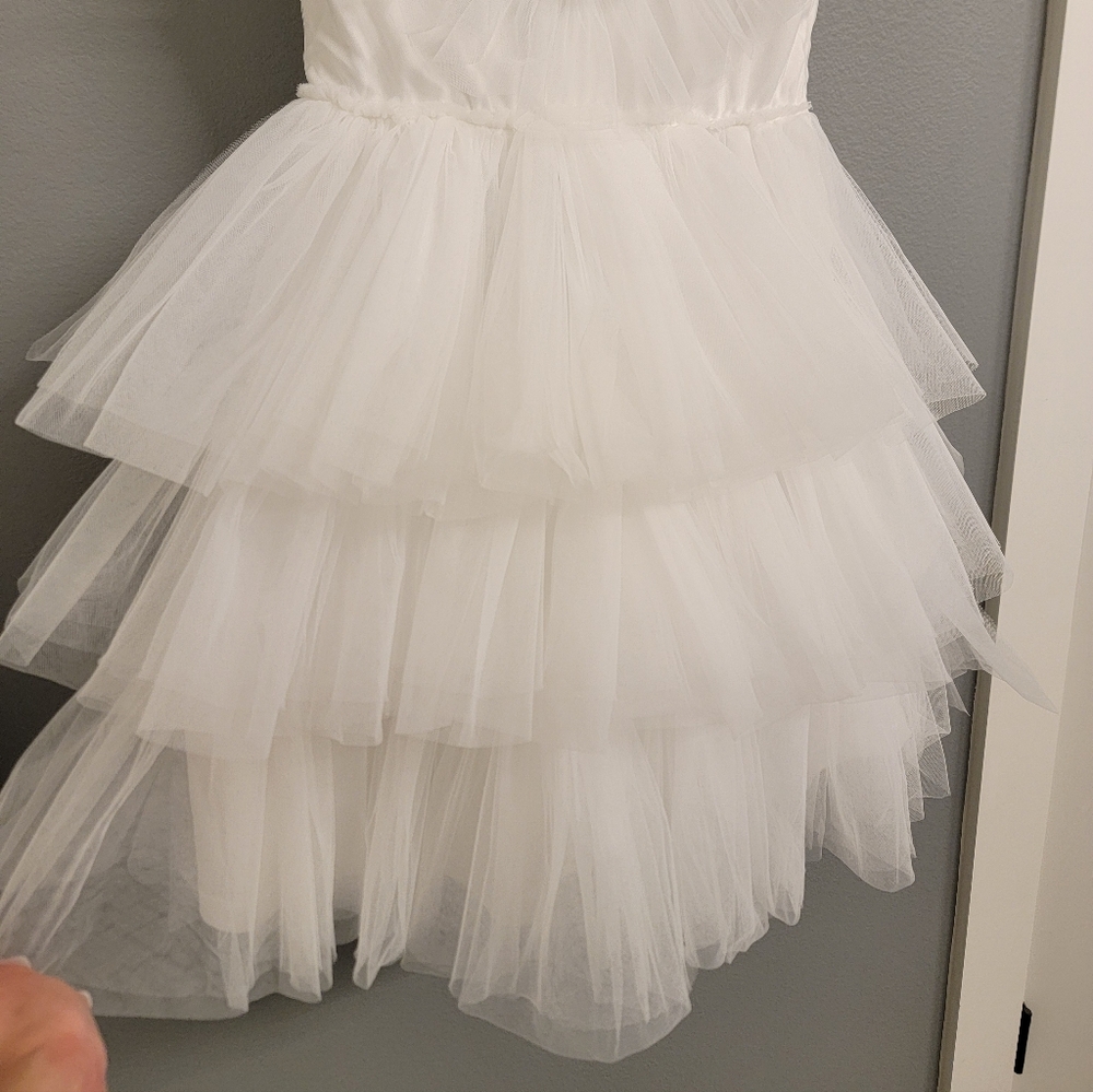 SELFIE LESLIE Froufrou Layered White Tulle Mini Dress - Picture 7 of 13